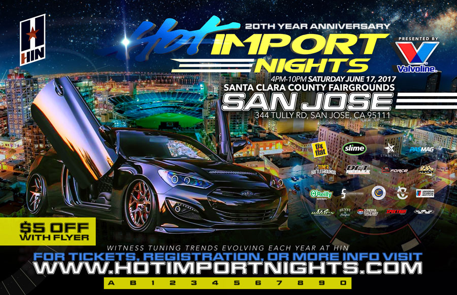 HIN San Jose June 17, 2017 Hot Import Nights